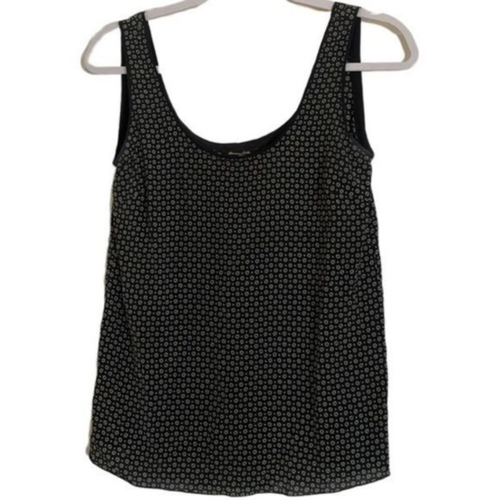 Massing Dutti Petterned Tank Top - Navy Blue/White - 4